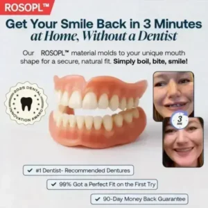 🌎Ends Today: 70% OFF! ROSOPL™ Custom-Fit Full Functional DenturesMake you more confident