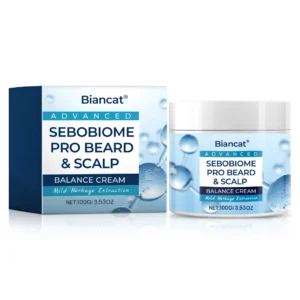 🔥 FLAKE-FREE SKIN IN 7 DAYS Biancat® SeboBiome Pro Beard & Scalp Cream 🌱 Reduces Itch & Flakes — No Greasy Residue!