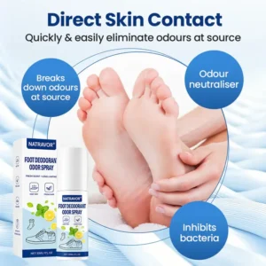 NATRAVOR® Foot Deodorant Odor Spray