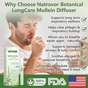 Natravor® Botanical LungCare Mullein Diffuser