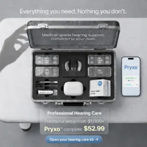 Pryxo™ Smart Bluetooth Hearing Aids 2026 – Clear Speech & Adaptive Noise Reduction